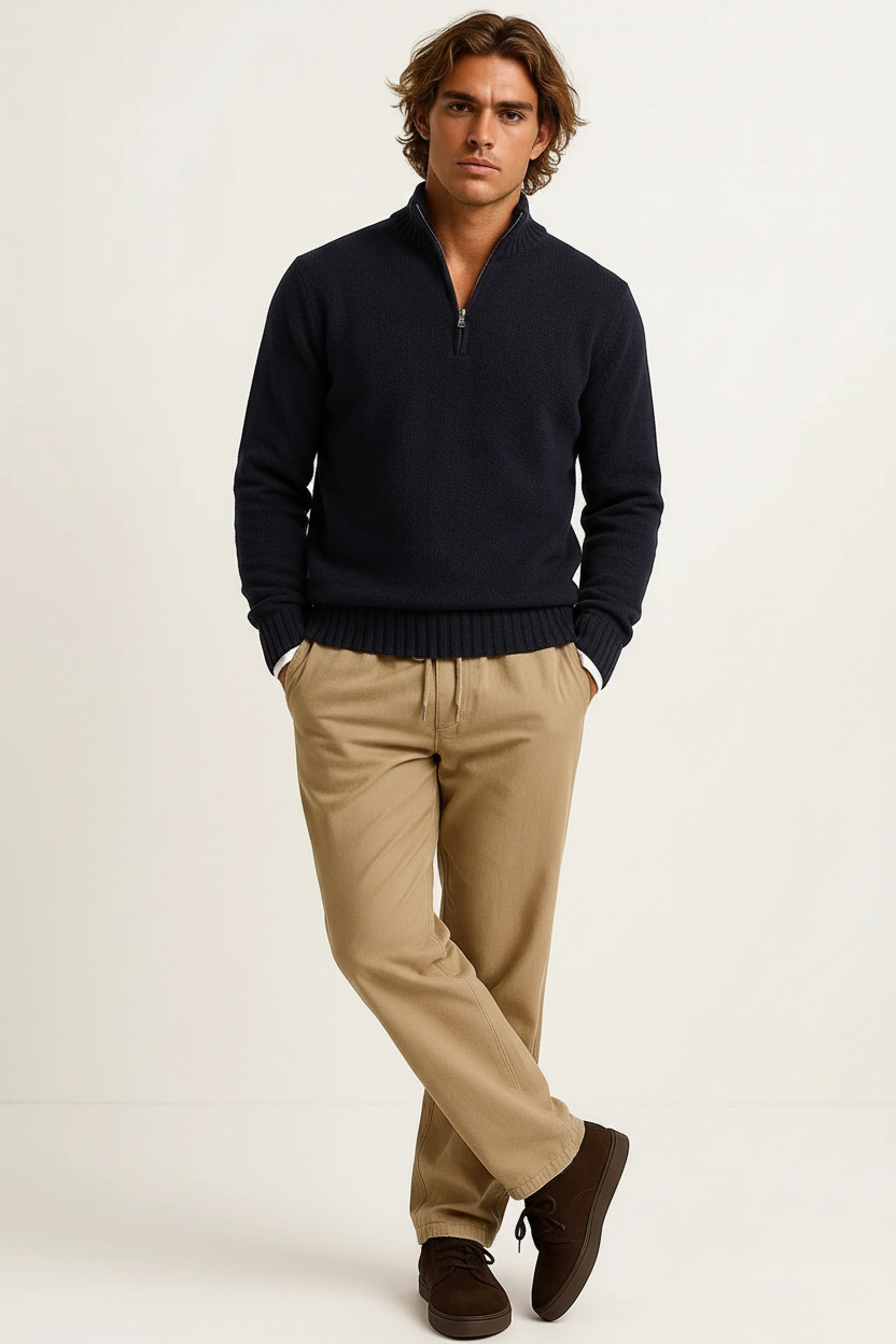 Stockholm Knit Turtleneck – Herren Rollkragenpullover