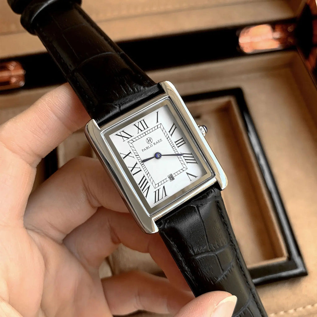 Oxford Classic Calendar – Herren Lederarmbanduhr