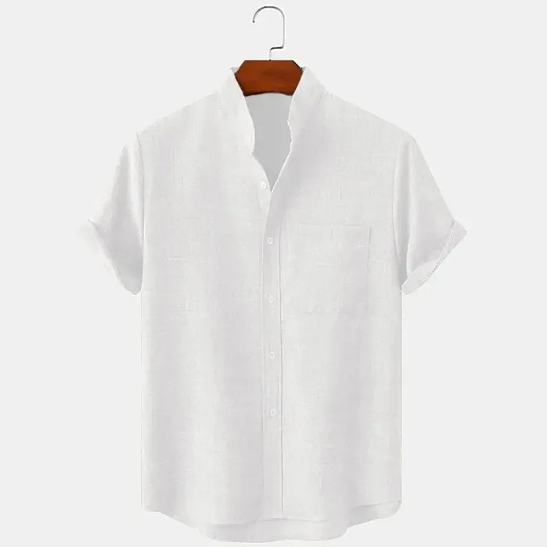 Nice Linen Breeze Shirt – Herren Kurzarmhemd