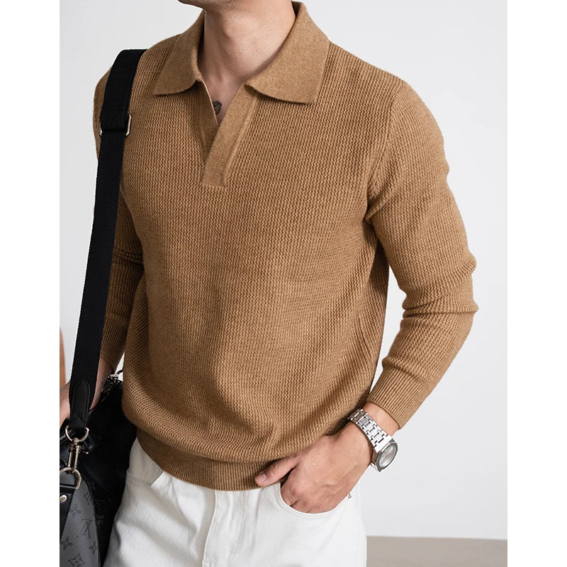 Bern Wool Knit Collar – Herren Strickpullover