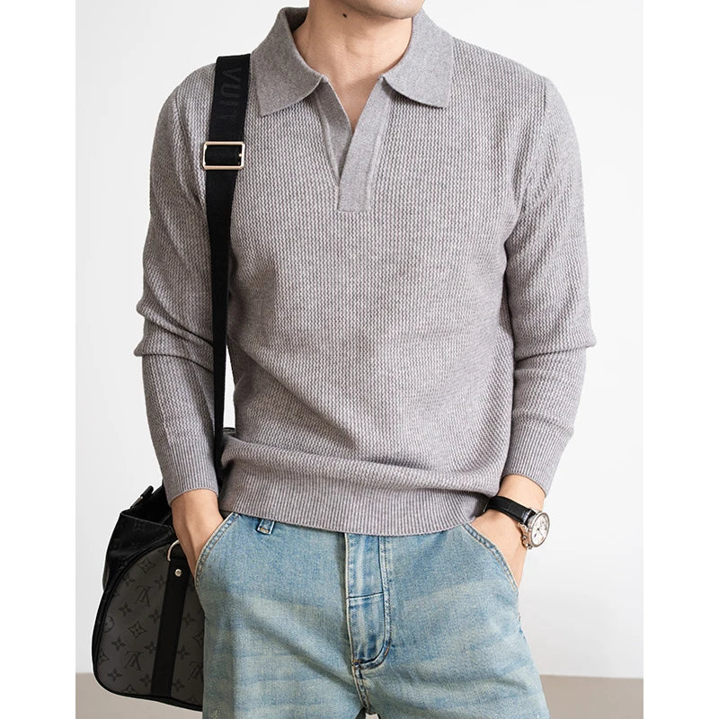 Bern Wool Knit Collar – Herren Strickpullover