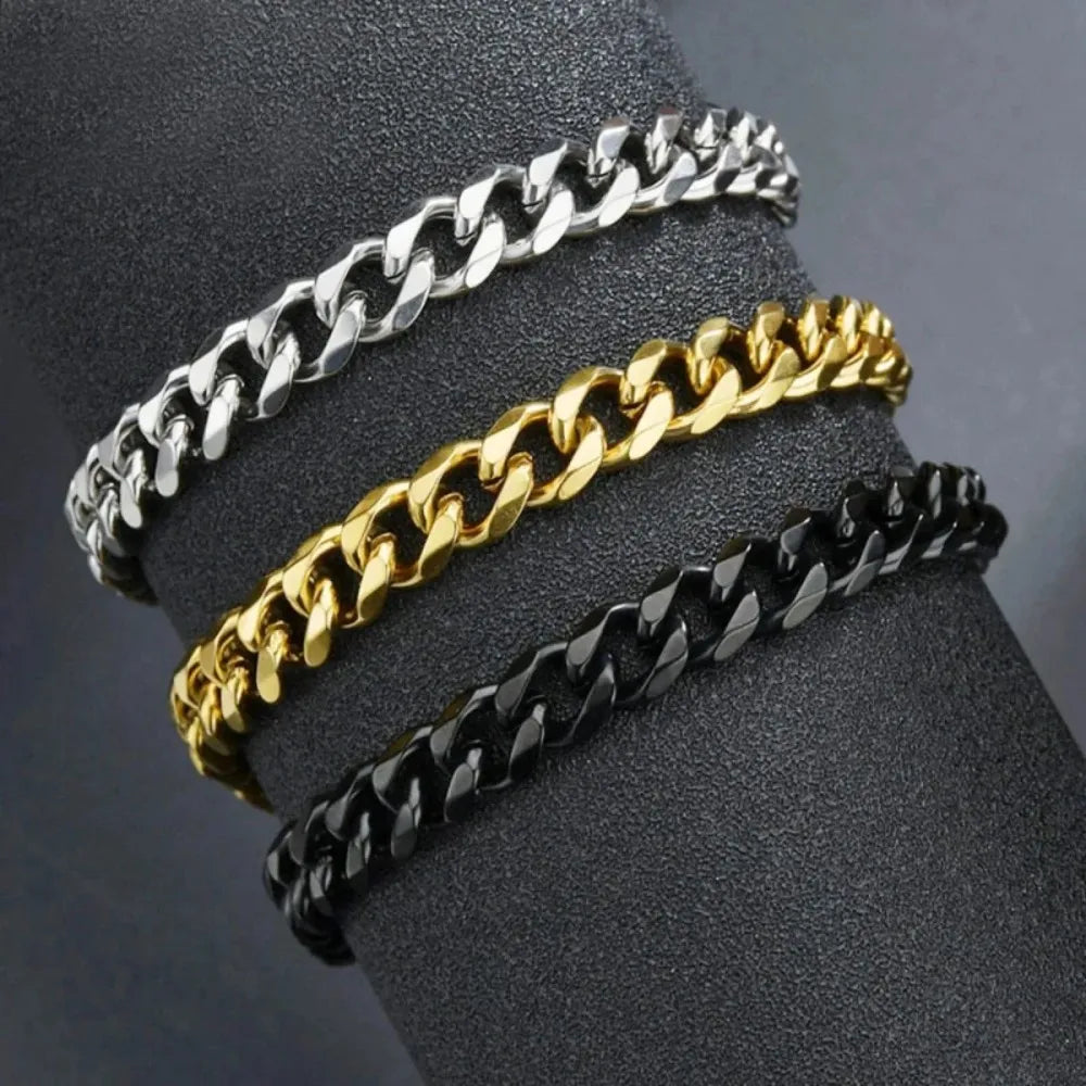 Havana Steel Cuban Bracelet – Unisex Armband