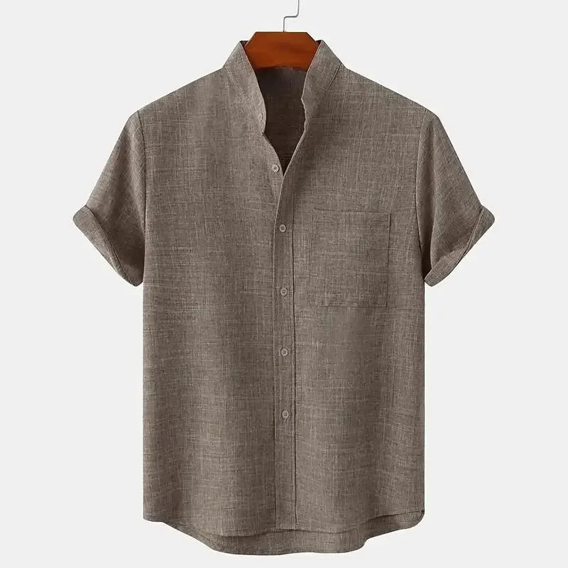 Nice Linen Breeze Shirt – Herren Kurzarmhemd