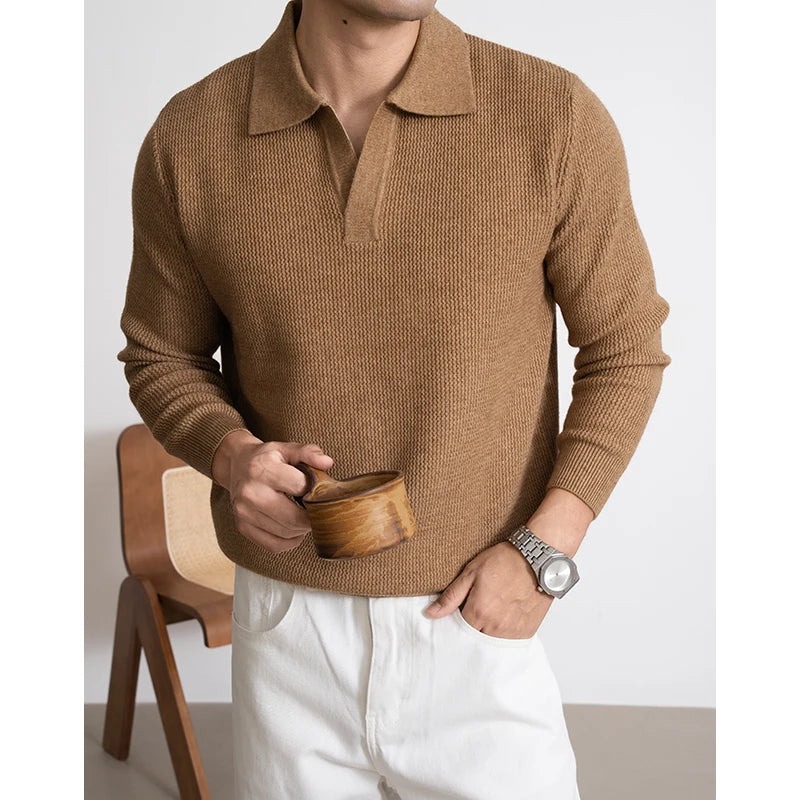 Bern Wool Knit Collar – Herren Strickpullover