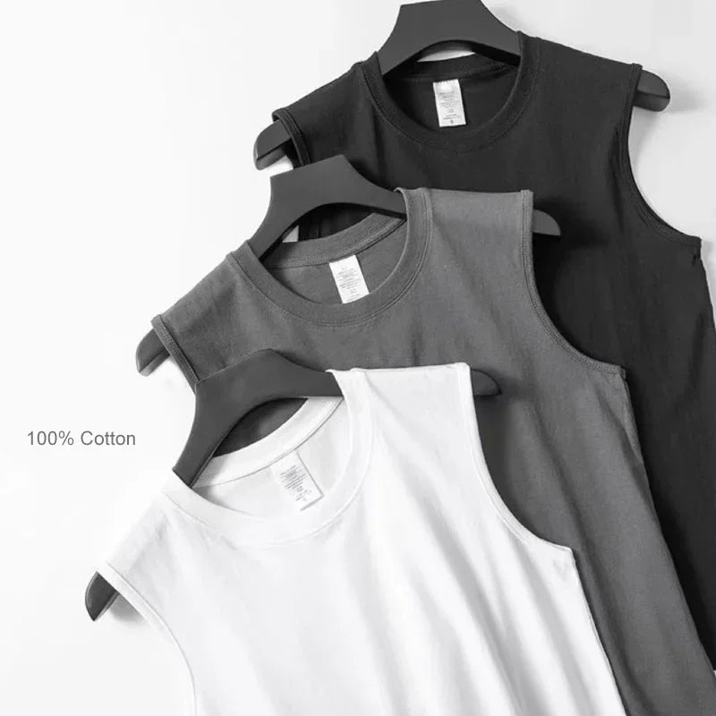 Naples Cotton Tank – Herren Basic Top