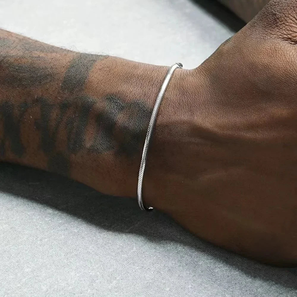 Verona Silver Snake Bracelet – 925 Sterling