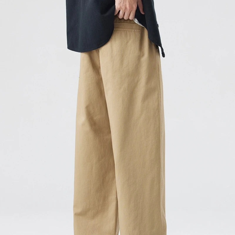 Turin Cotton Straight Pants – Herren Baumwollhose
