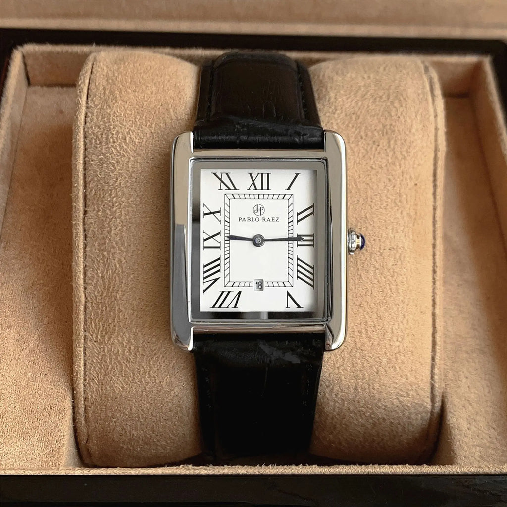 Oxford Classic Calendar – Herren Lederarmbanduhr