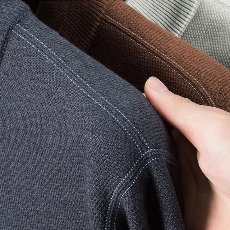 Lucerne Velvet Knit Half-Zip – Herren Pullover