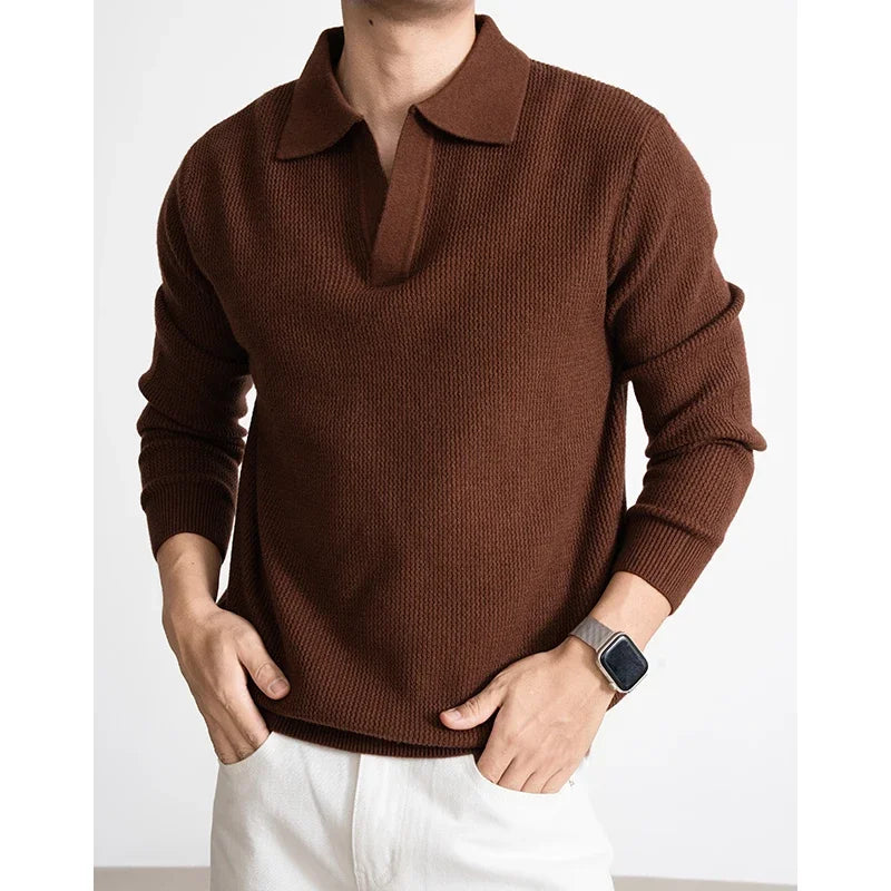 Bern Wool Knit Collar – Herren Strickpullover