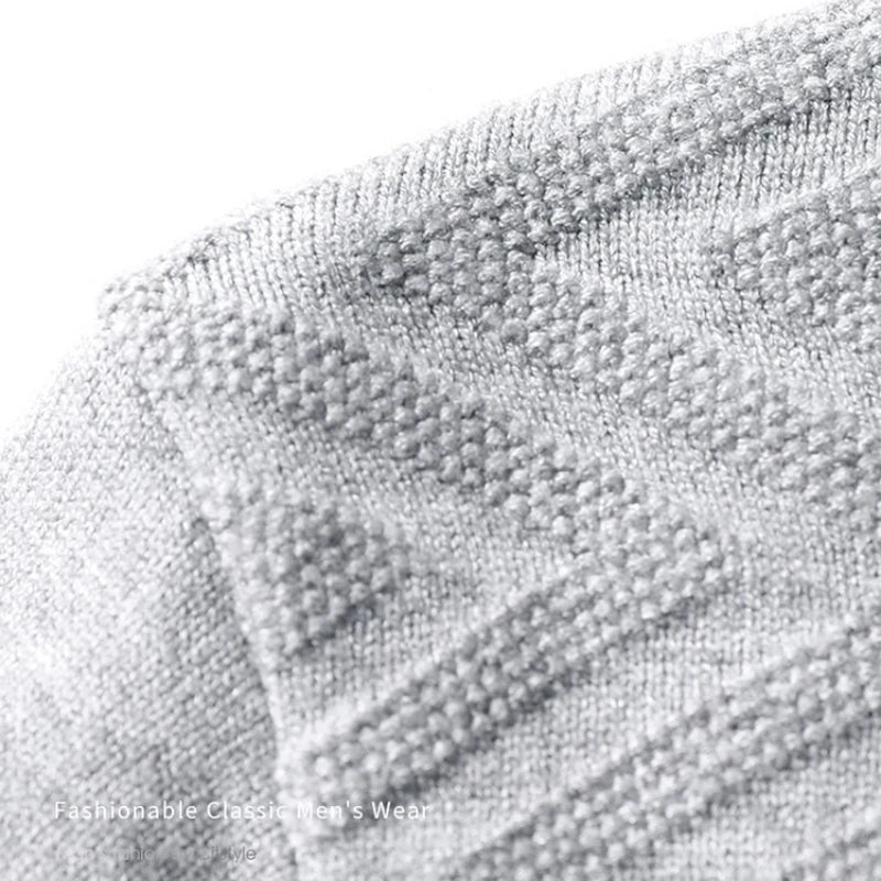 Edinburgh Layered Knit – Herren Pullover mit Hemdkragen