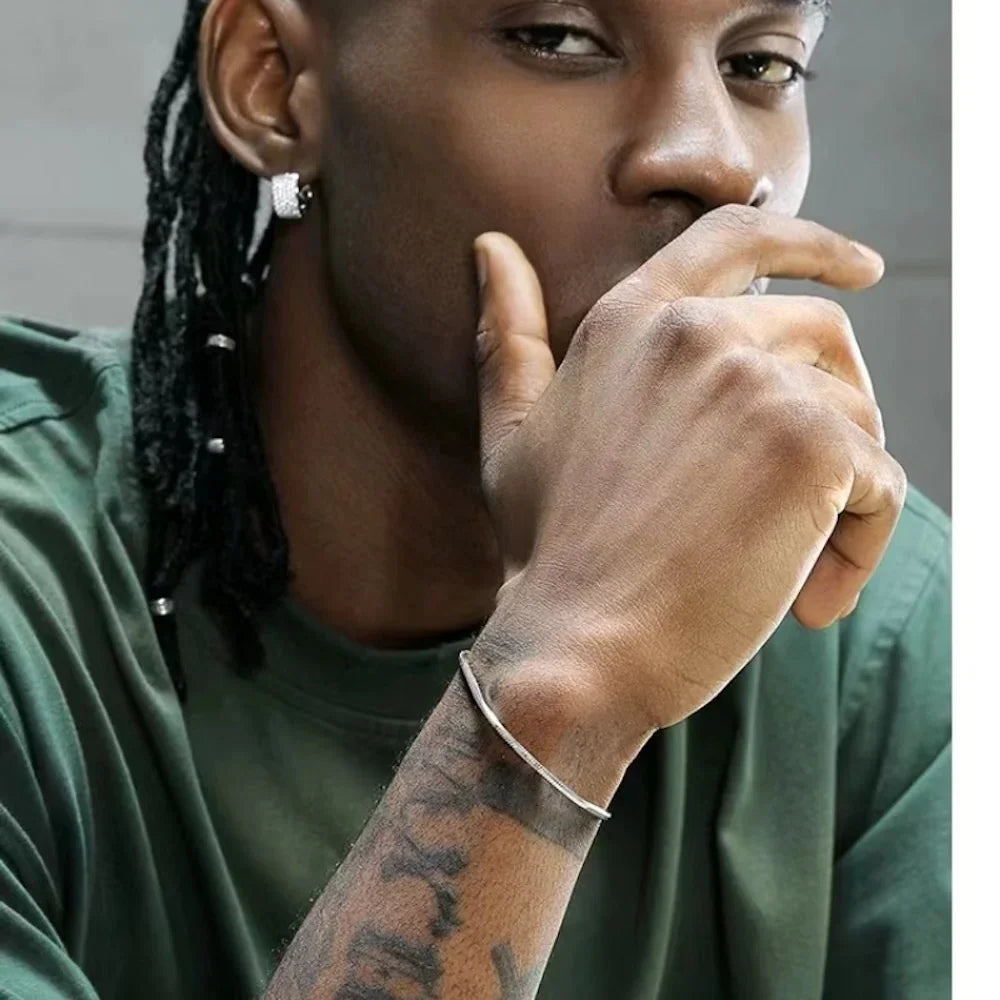 Verona Silver Snake Bracelet – 925 Sterling