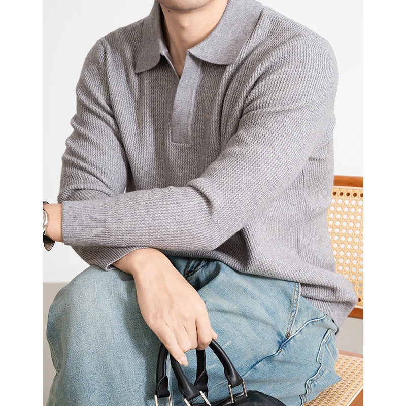 Bern Wool Knit Collar – Herren Strickpullover