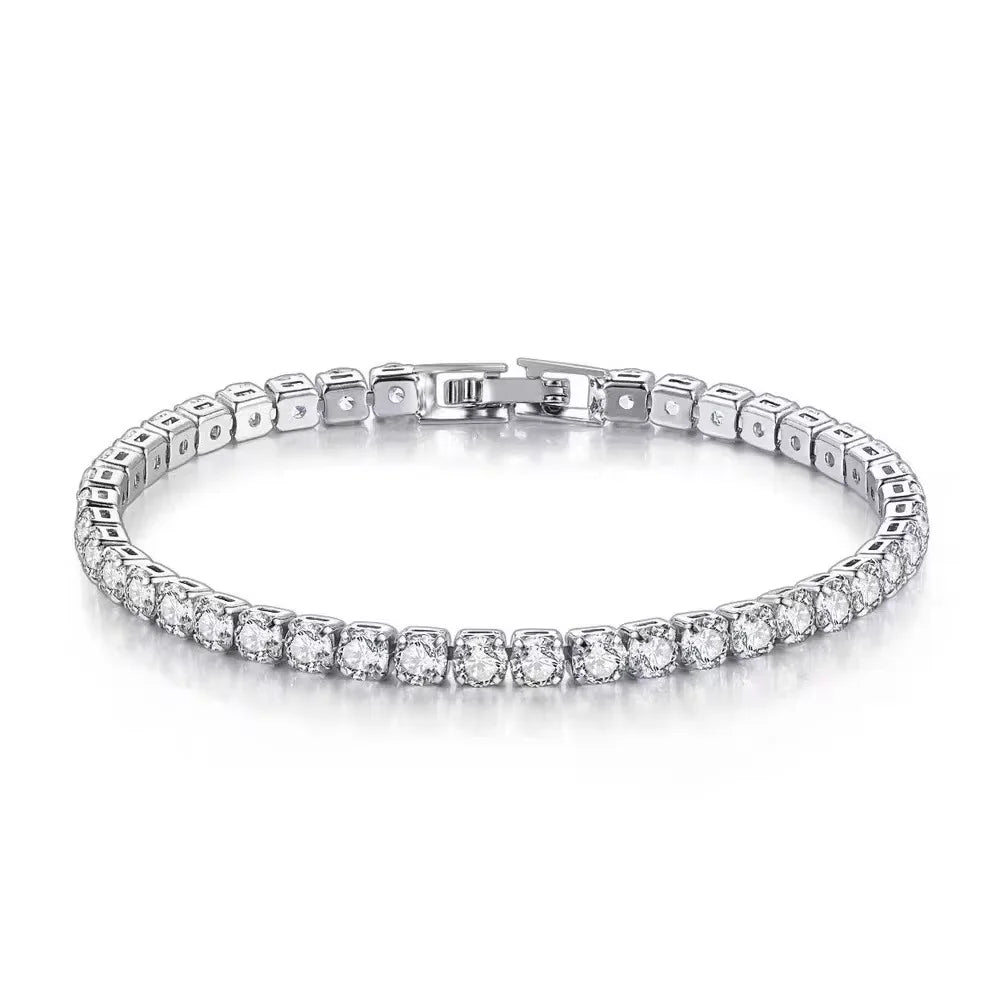 Portofino Silver Tennis Bracelet – 925 Sterling
