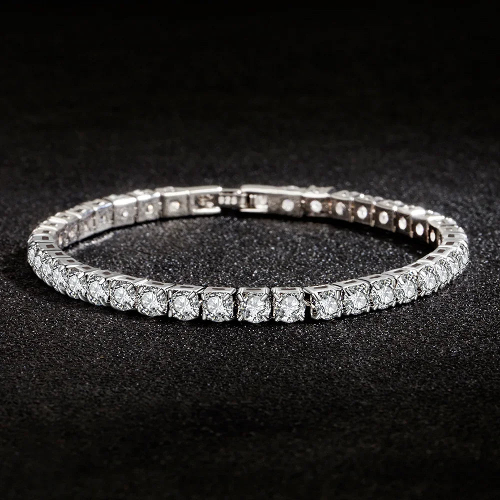 Portofino Silver Tennis Bracelet – 925 Sterling