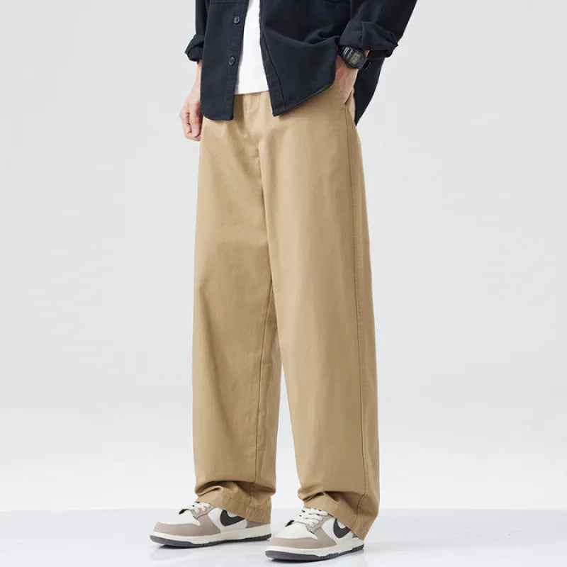 Turin Cotton Straight Pants – Herren Baumwollhose