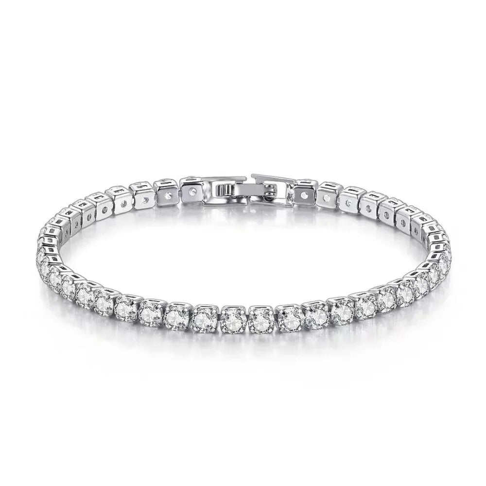 Portofino Silver Tennis Bracelet – 925 Sterling