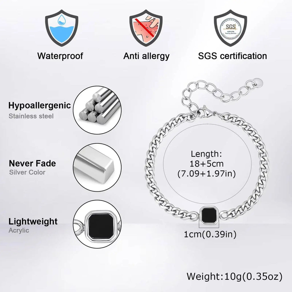 Oslo Steel Link Bracelet – Herren Armband