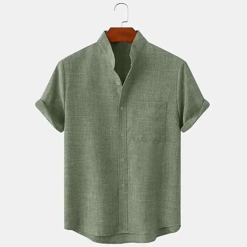 Nice Linen Breeze Shirt – Herren Kurzarmhemd