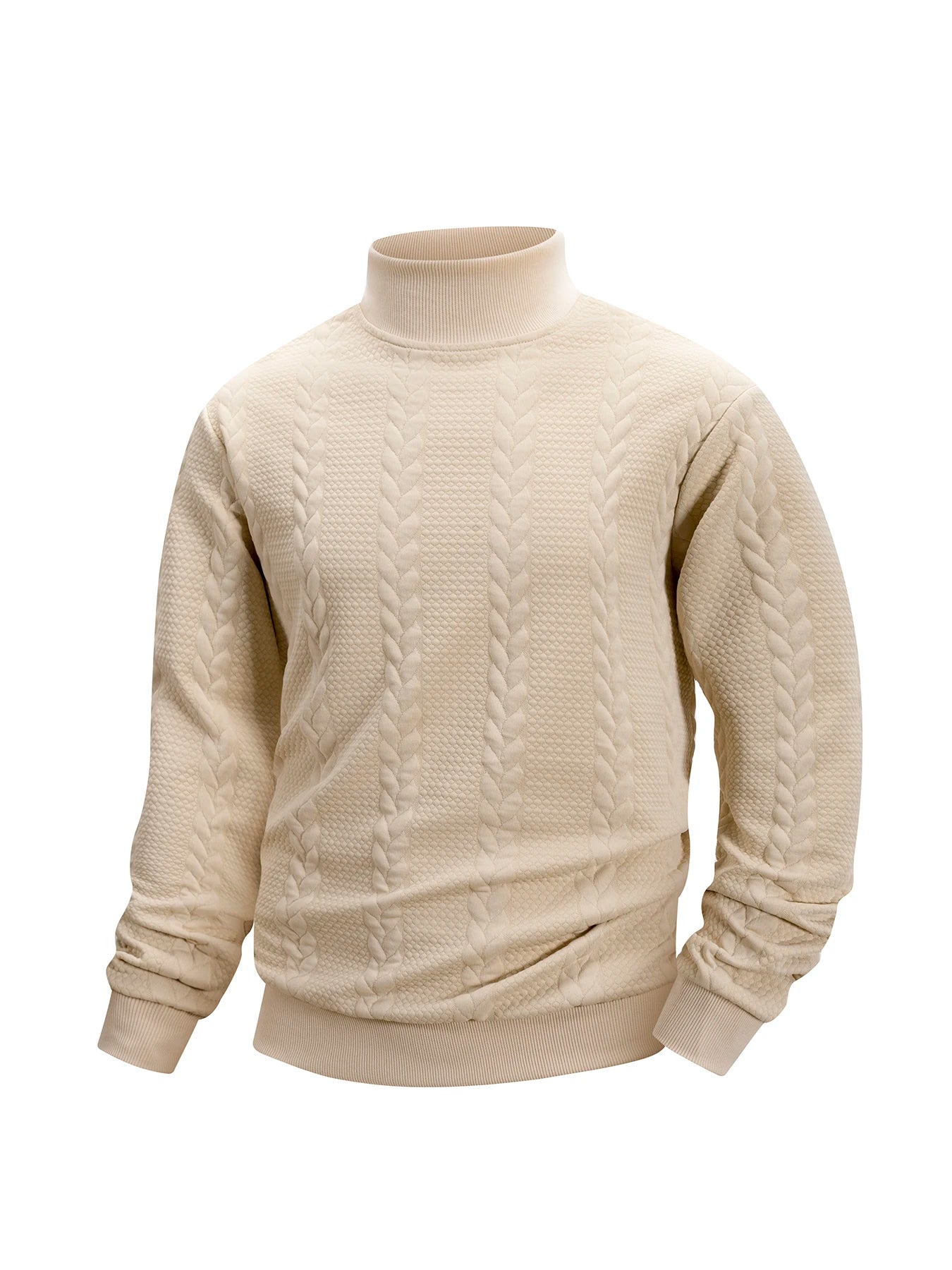Monaco Jacquard Knit – Herren Rundhalspullover