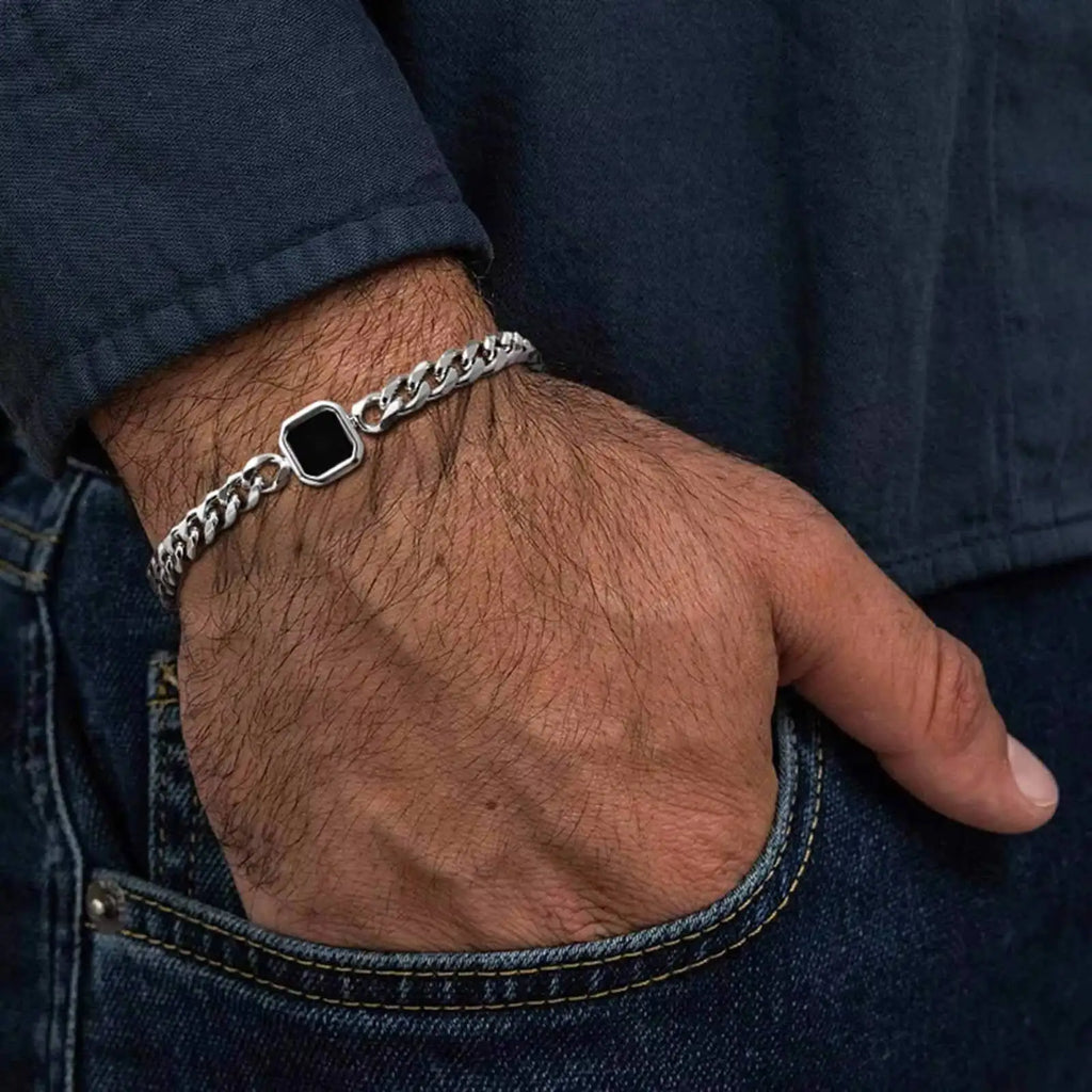 Oslo Steel Link Bracelet – Herren Armband