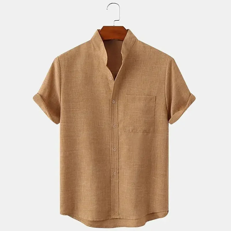 Nice Linen Breeze Shirt – Herren Kurzarmhemd