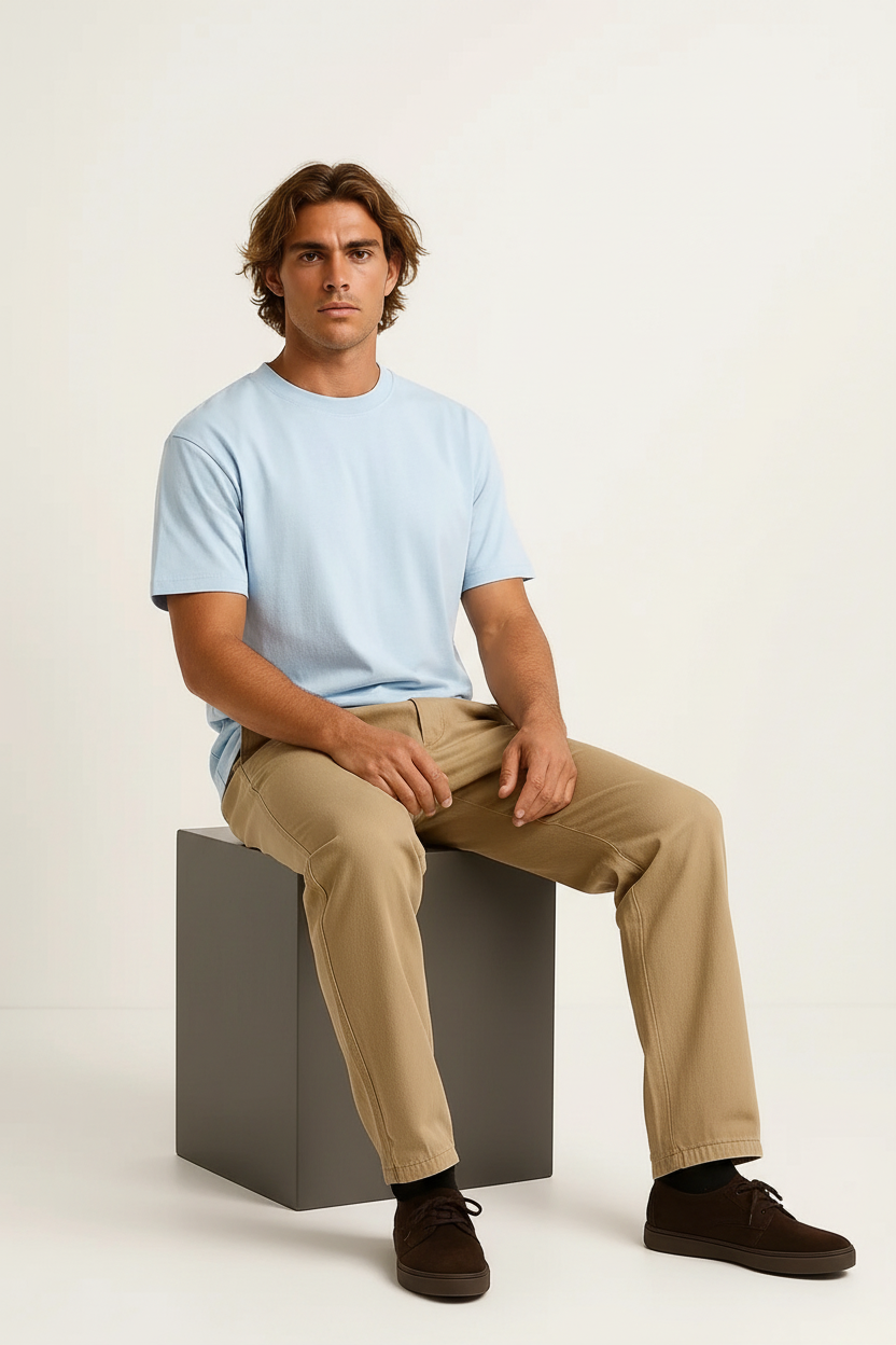 Alicante 100% Cotton Tee – Herren Kurzarmshirt